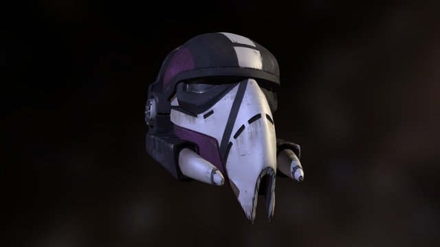 Star Wars- Custom Clone Trooper Helmet 3D Model