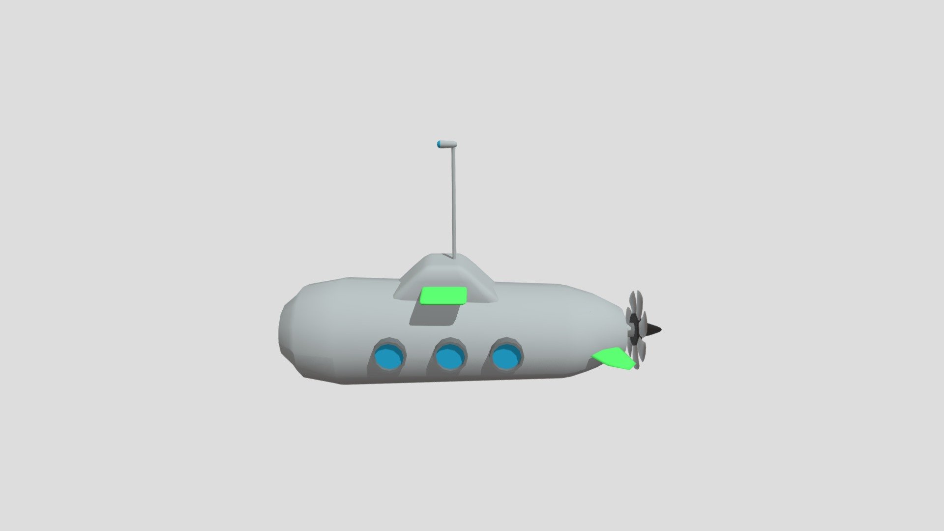 Submarine from Poly by Google