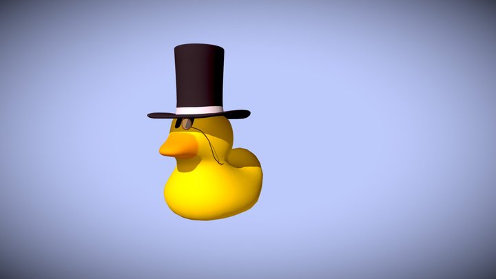 TopHatDucky 3D Model