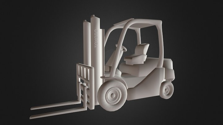 Fork Lift 3D Model