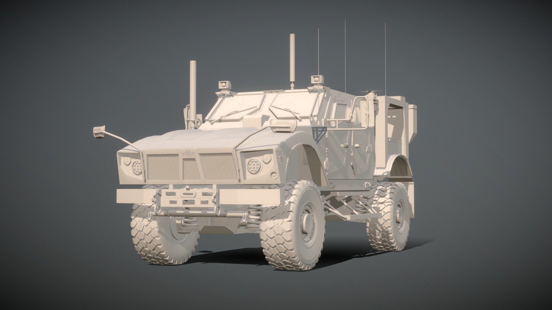 Bare-bones Oshkosh MATV - Download Free 3D model by Carissa ...