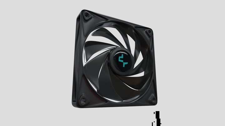 DeepCool PC Fan 3D Model