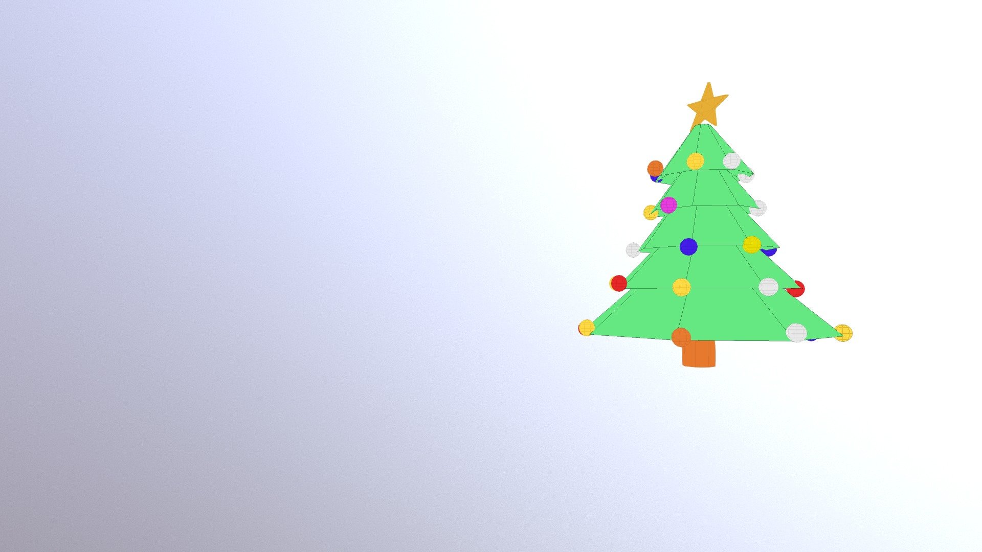 Albero di Natale  non Low Poli