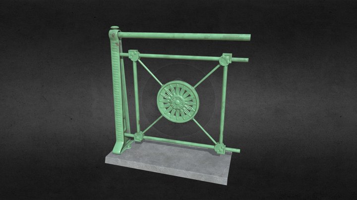 Classic Railing 3D Model