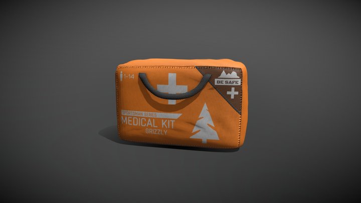 Grizzly survival medkit 3D Model