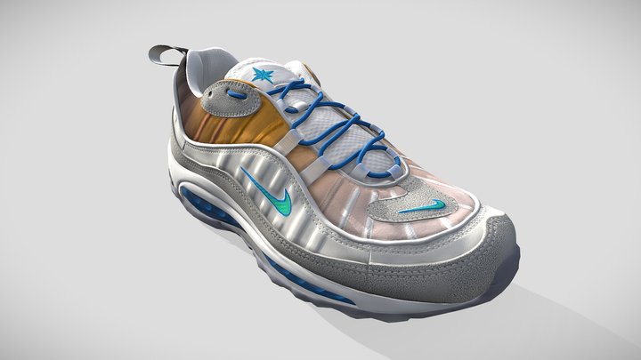 Nike Air Max 98 New York La Mezcla 3D Model