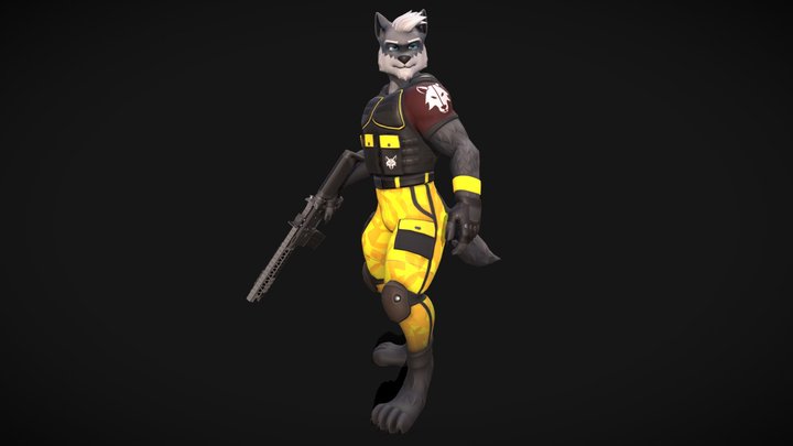 Wolf Soldier - Heiko 3D Model
