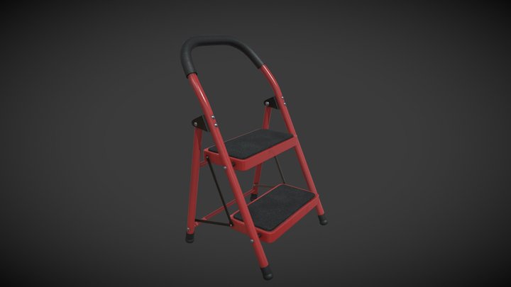 Step Ladder 3D Model