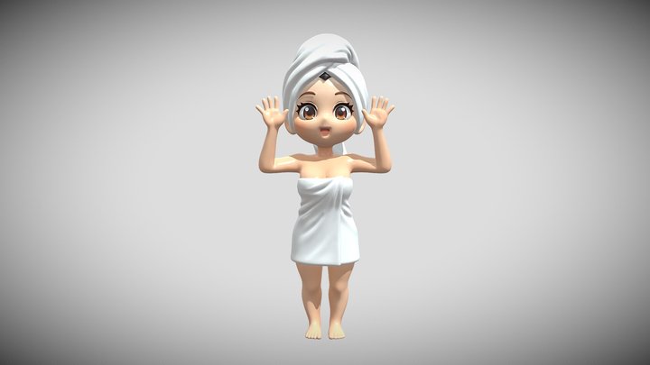 Chibi Spa Day – Modello 3D gratuito STL