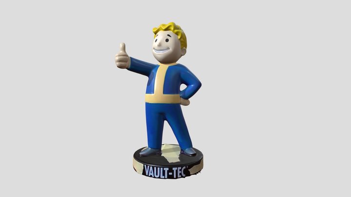 Vault Boy Scan 3D Model