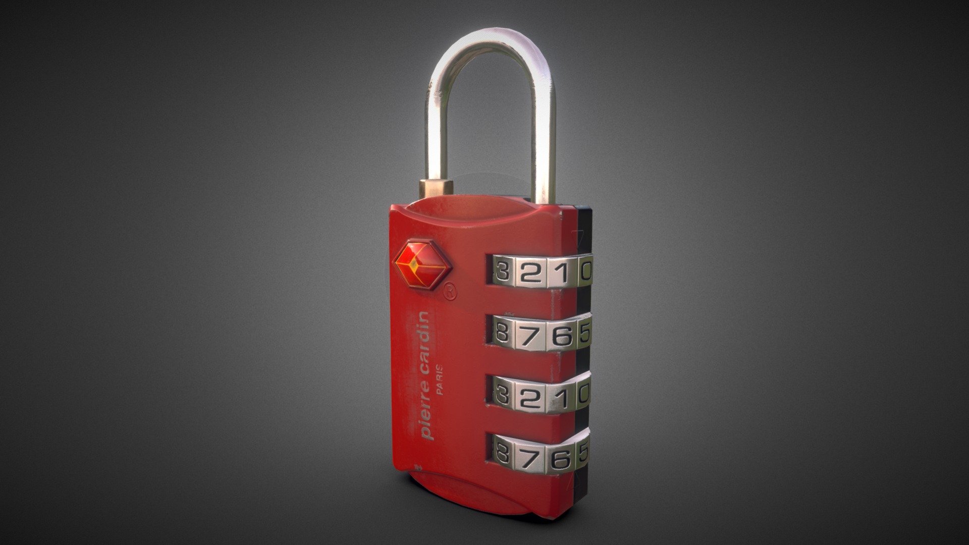 Combination Padlock Download Free 3D model by Pari (whaabek