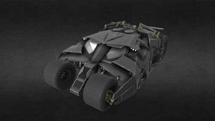 batmobil 3D Model