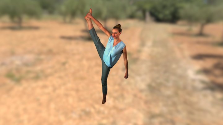 Utthita Hasta Padangustasana 3D Model