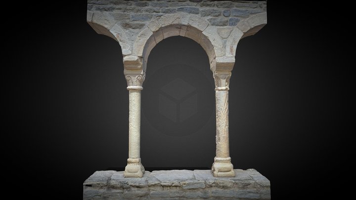 ARCADA DEL CLAUSTRO DE LA CATEDRAL DE RODA 3D Model