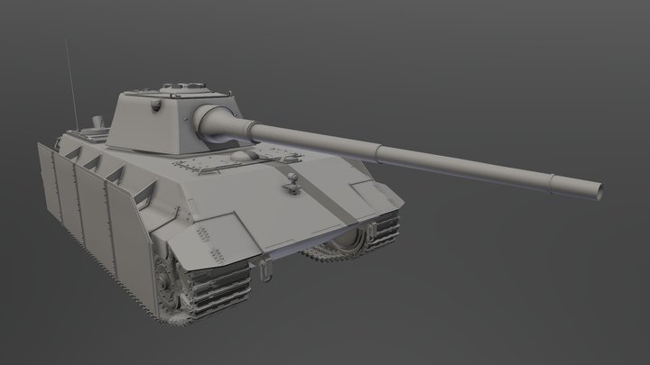 E-50 Ausf M 3D Model