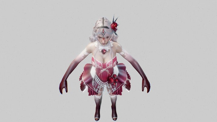 NOVA rosa espinhosa 3D Model