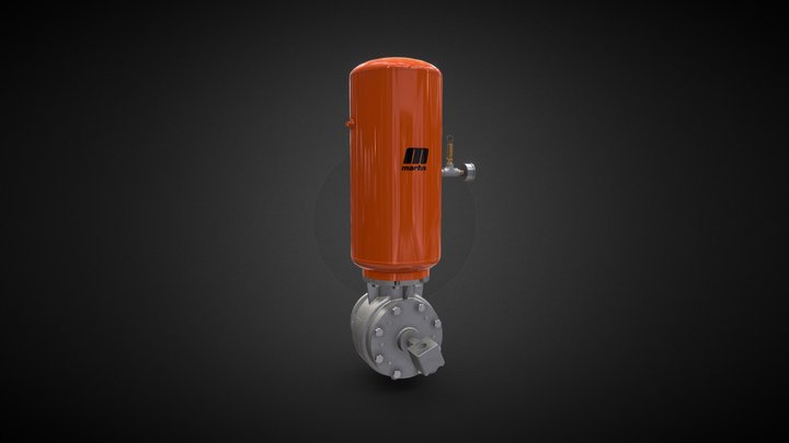 Ambient Air Cannon w/Typhoon Valve - A1A0501US 3D Model