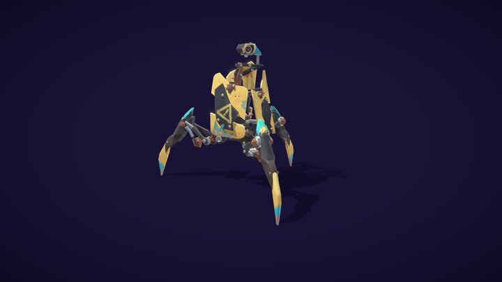 The Security Guard - DAE Robuddy 3D Model