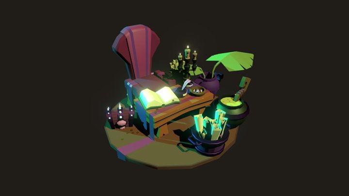 XYZ_Magic table_Darft 3D Model