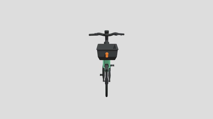 city E-bike 3D Model