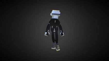 Daft Punk Thomas Walking 3D Model