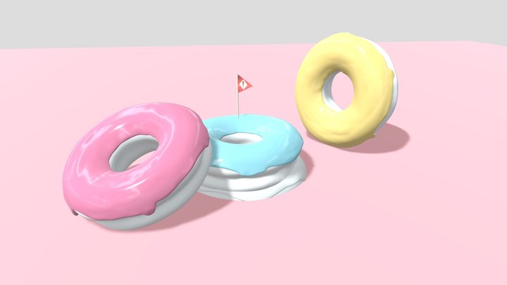 Donut 3D Model