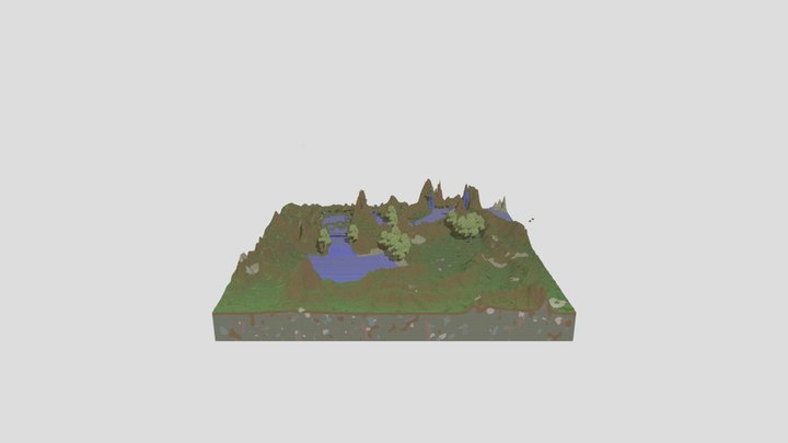 Minecraft-map 3D models - Sketchfab