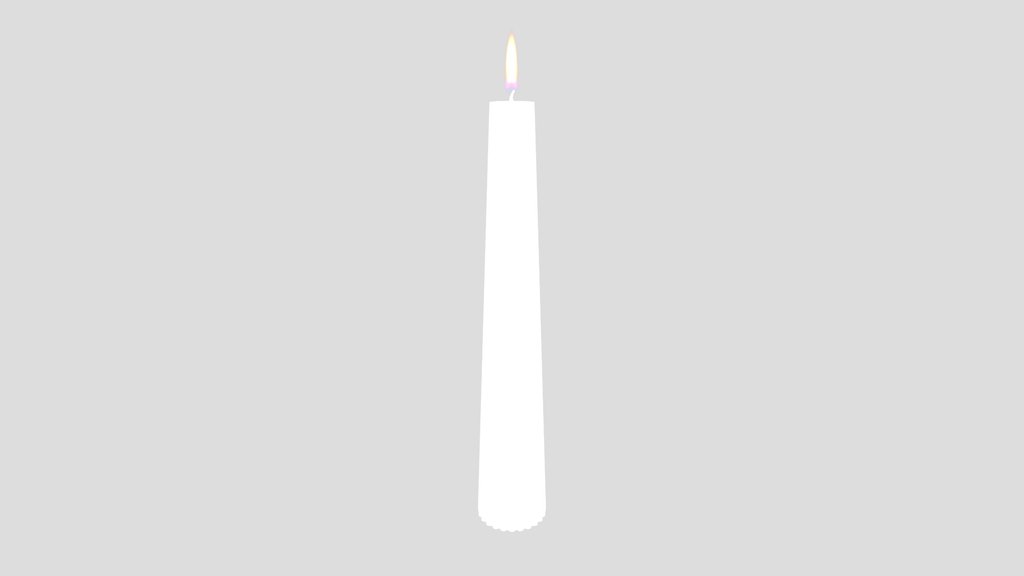 Animated Taper Candle