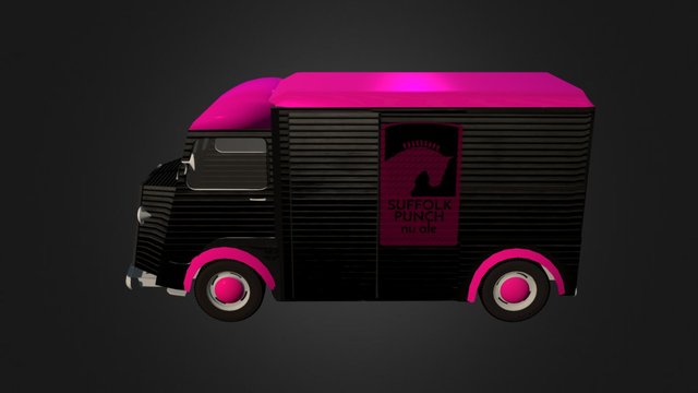 Citroen van - Suffolk Punch 3D Model
