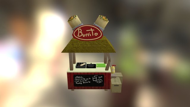 Burrito Stand 3D Model