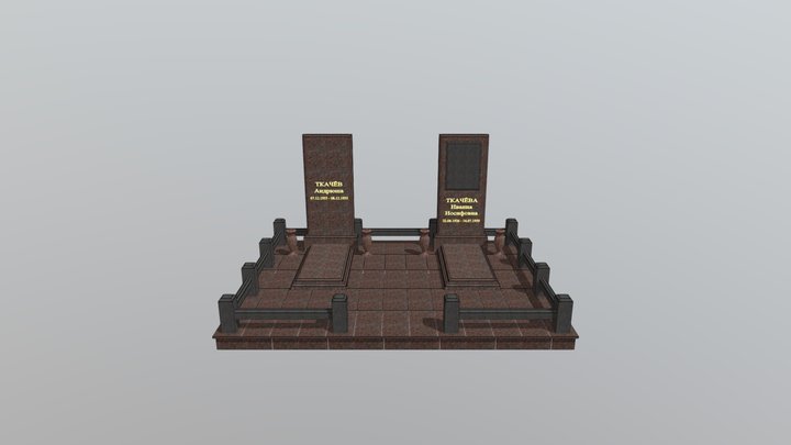 Надгобный памятник 3D Model