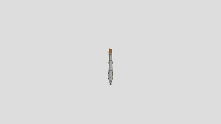 Detalization GUN 3D Model