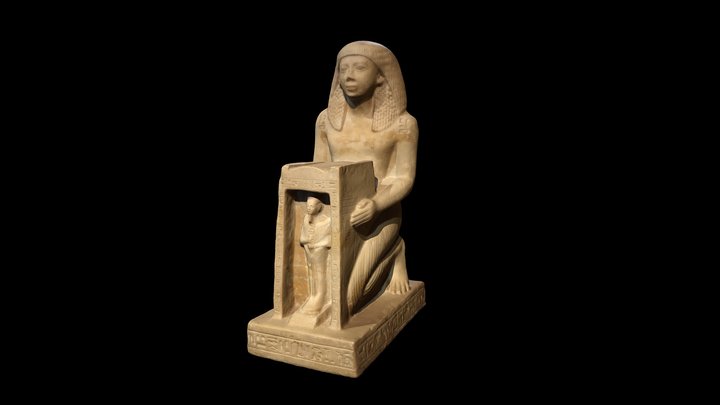 Beeld van Raia en Ptah 3D Model