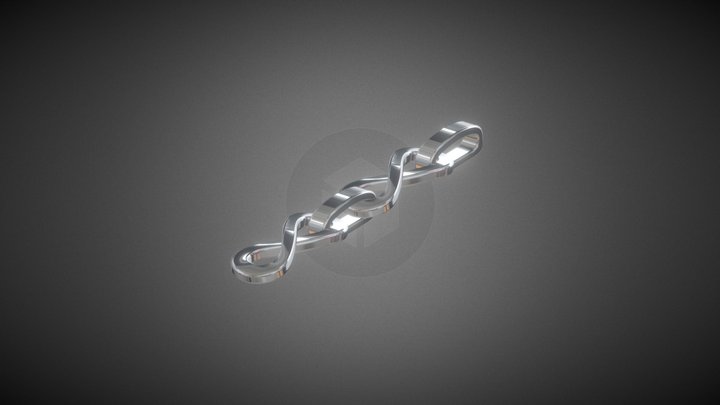 210202 - Bracelet Infini 3D Model