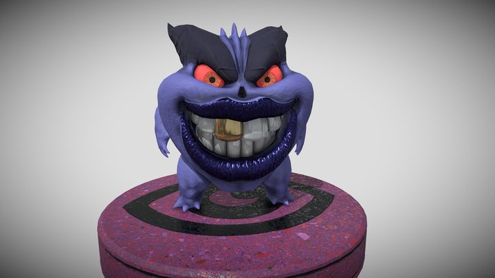 "Sexy" Gengar 3D Model