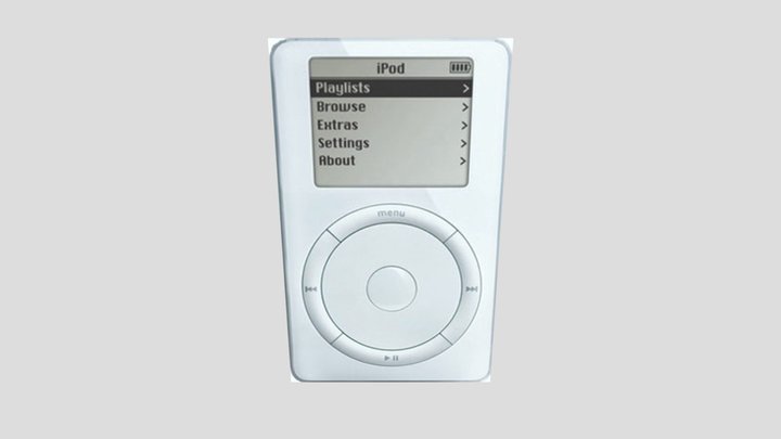 iPod Classic 3D Model