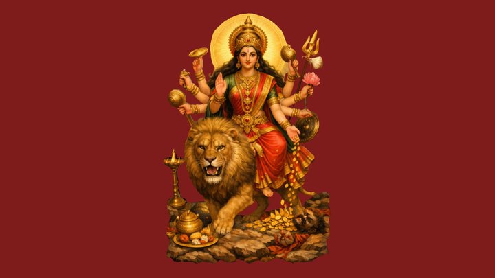 Maa Durga 01 – Modello 3D gratuito STL