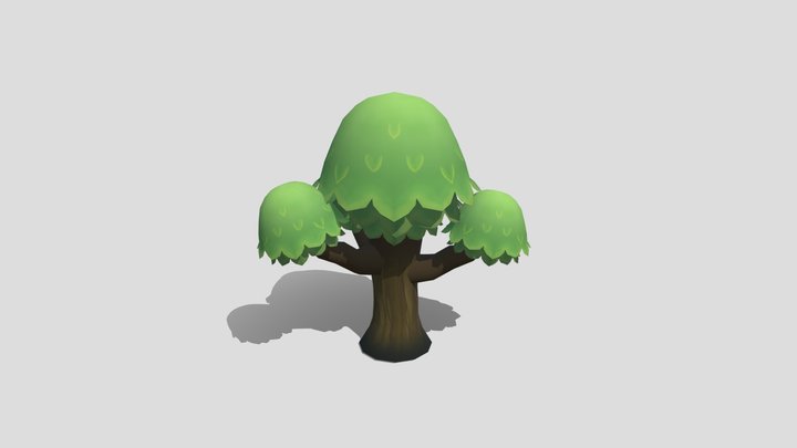 Stylized tree 3D Model