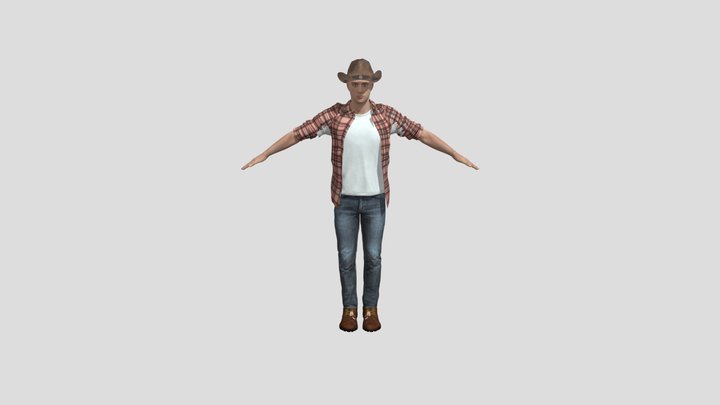 Cowboy_fullres 3D Model
