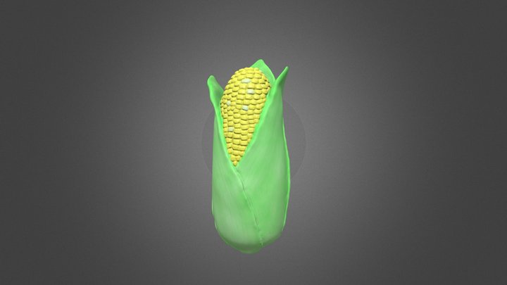 Corn On The Cob 3D Model