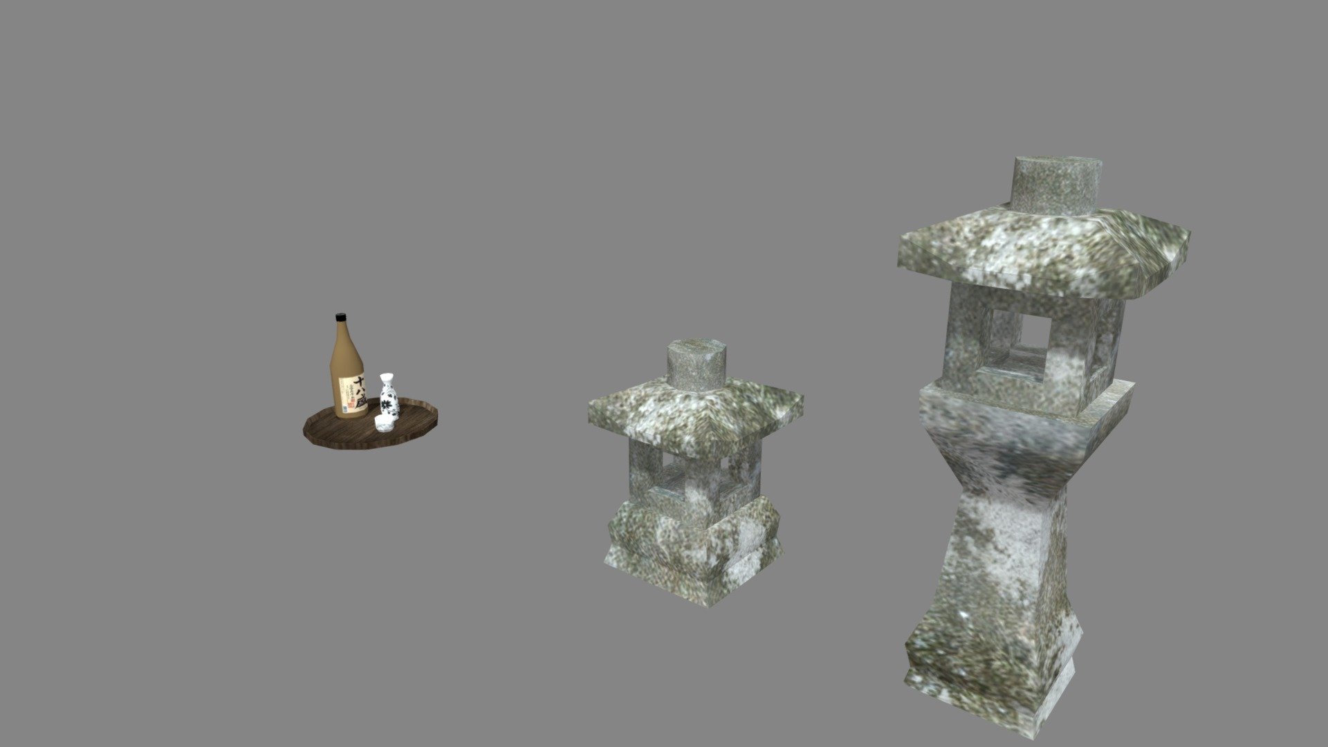 DAE 3 Simple Props - Grandma's House - 3D model by Levy Cheng ...