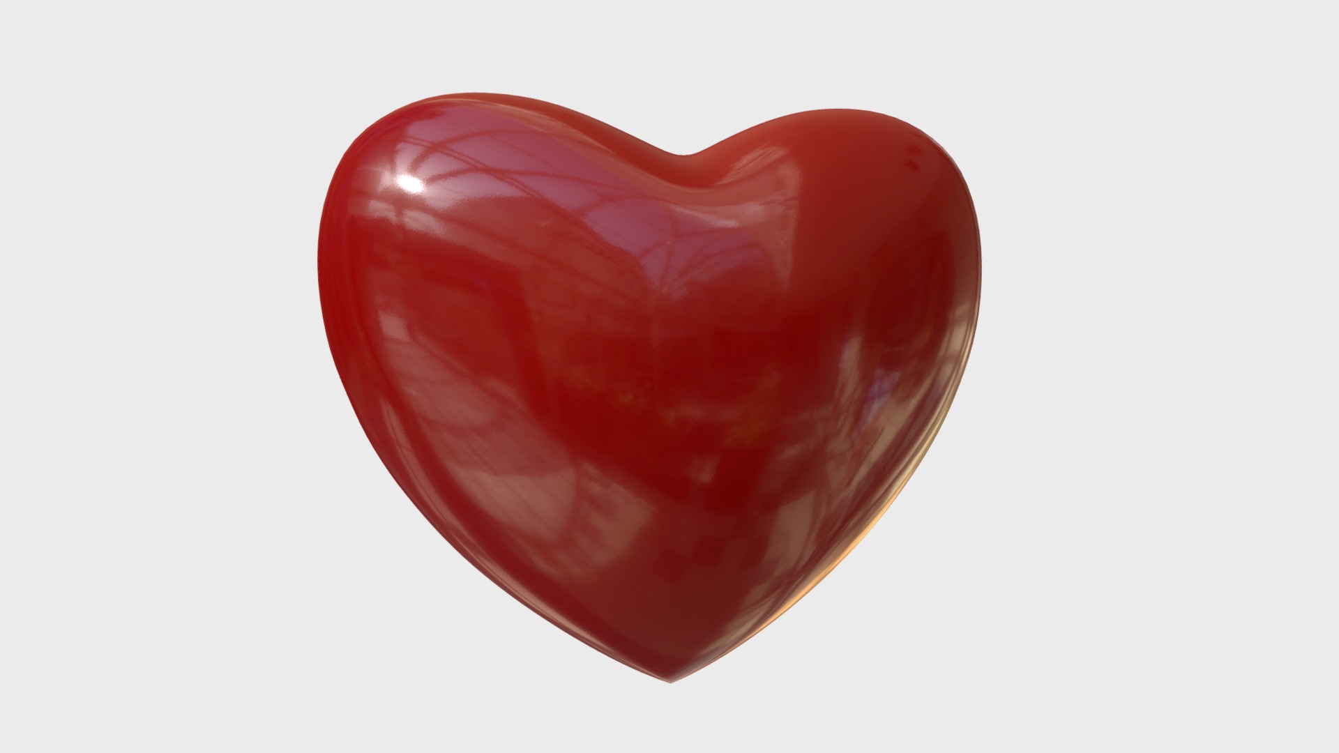 3D model Heart shape - This is a 3D model of the Heart shape. The 3D model is about shape.