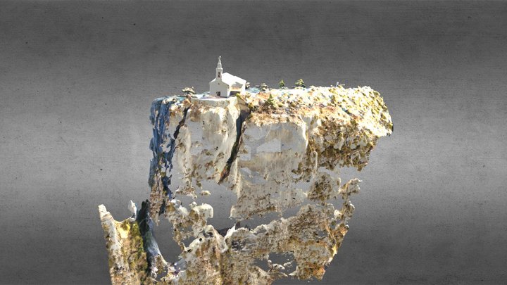 Chapelle Notre Dame du Roc - Castellane 3D Model