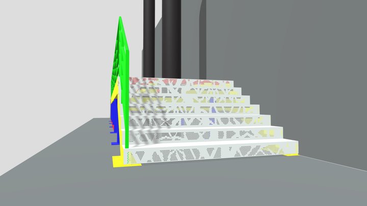 ESCALERA DOÑA TOTA 3D Model