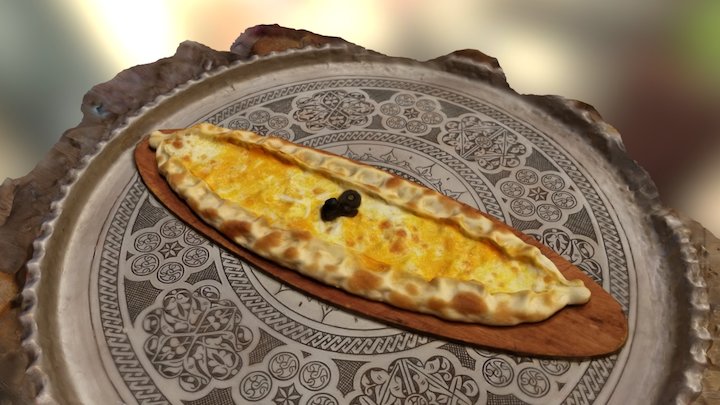 Cheese Pide 3D Model