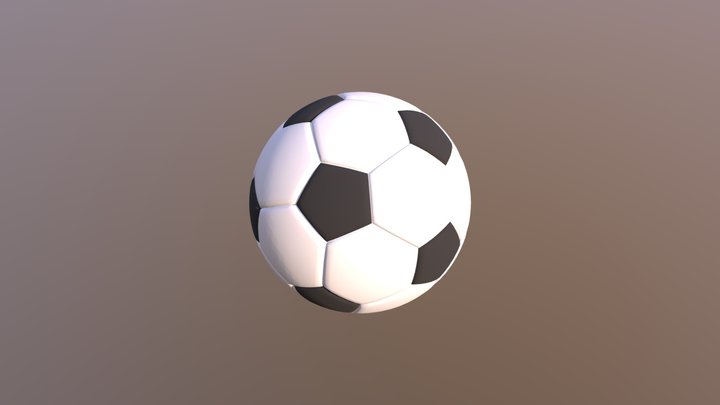 Simple soccer ball 3D Model