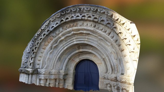Portada da Capela de San Roque 3D Model