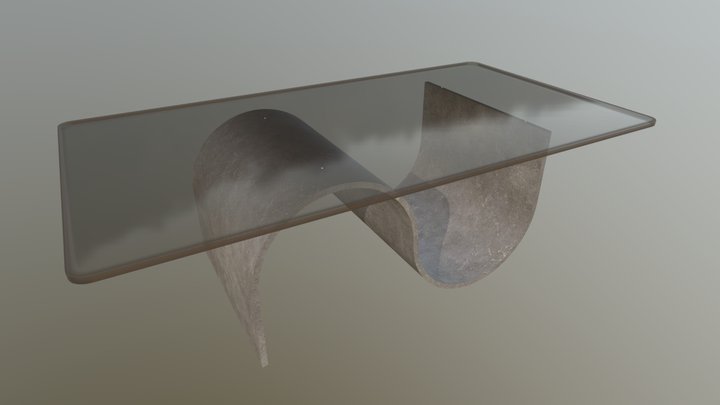 Stone Table (coffee table collections) 3D Model
