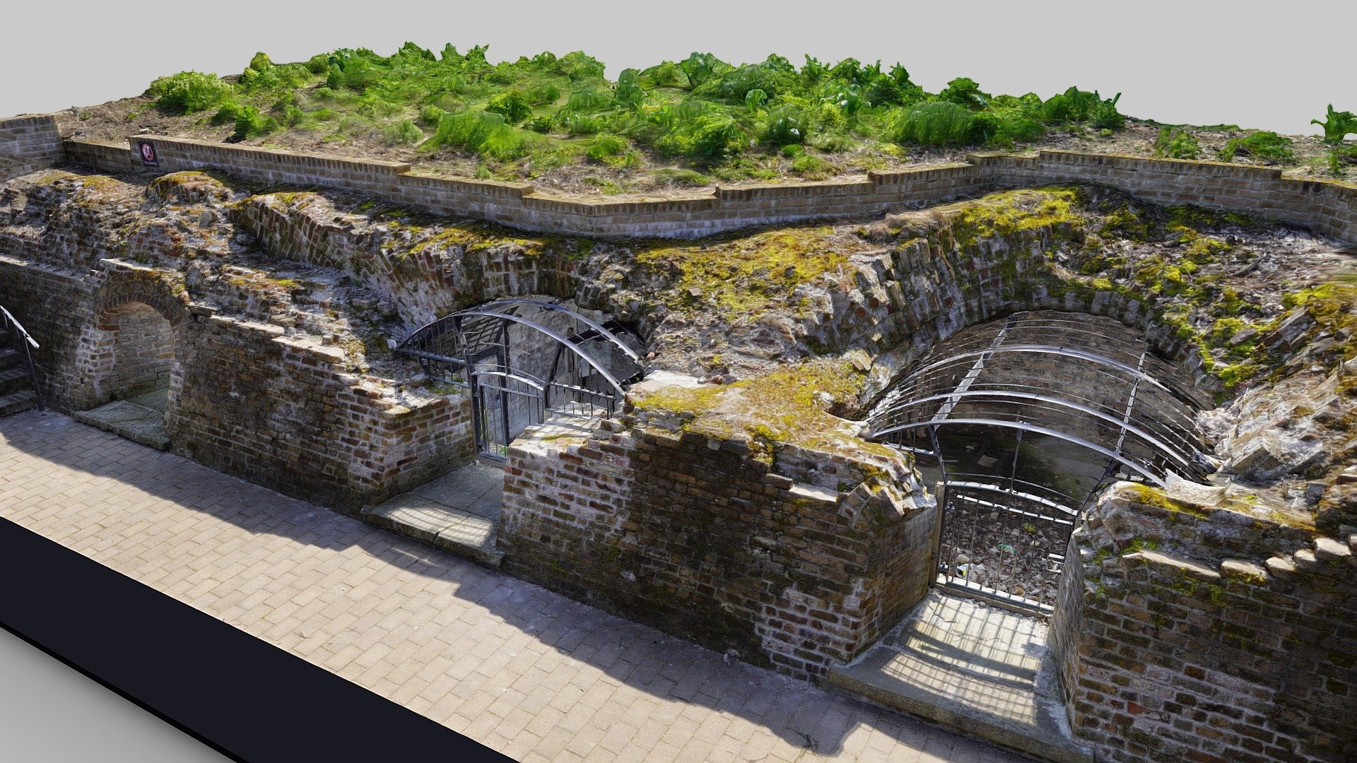 Chatham Riverside Casemates — Sketchfab embed 3D viewer