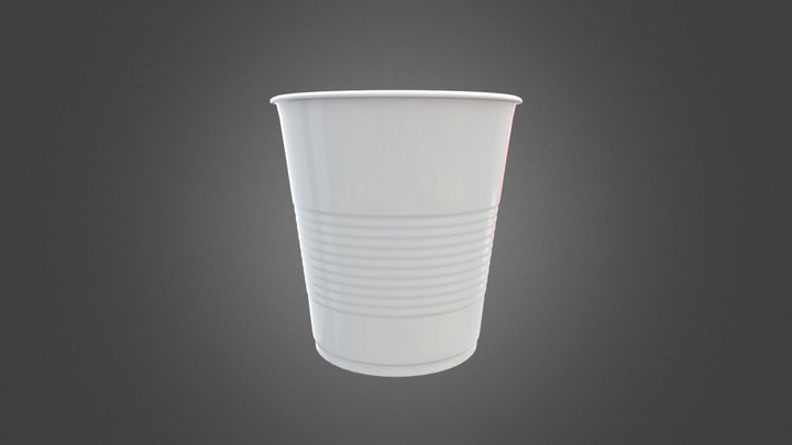 Plastic Disposable Cup 3D Model